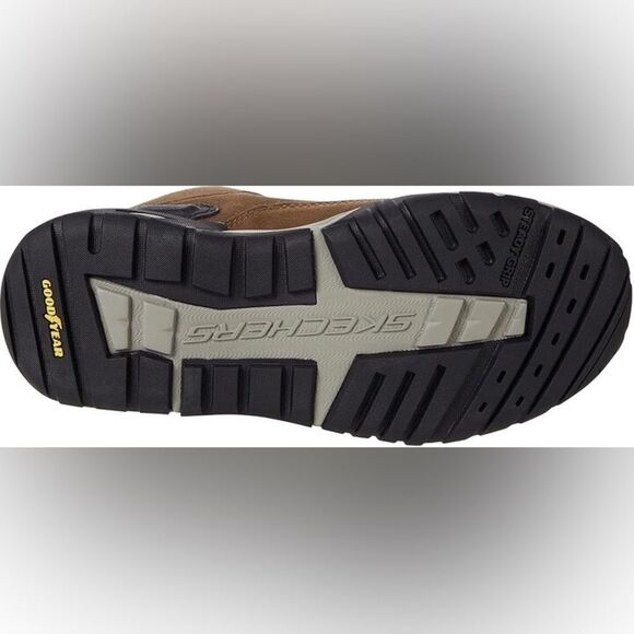 Skechers Men's Arch Fit Recon Romar Hiking Shoes in Khaki Size 11 Wide & regular - Picture 8 of 8